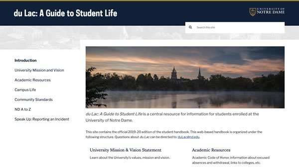 du Lac: A Guide to Student Life